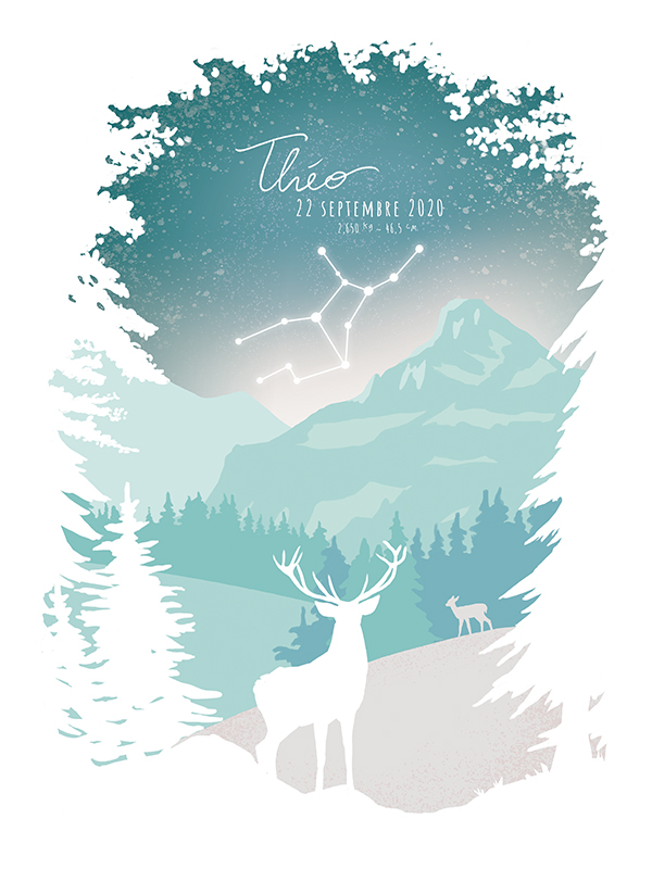 affiche-naissance-foret-constellation-2